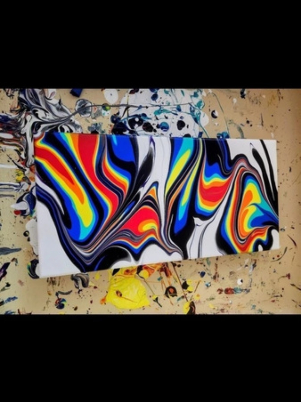 Abstract Multicolor Painting